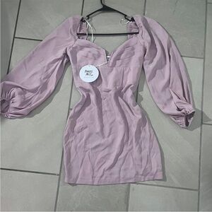 Princess Polly Lavender Long Sleeve Dress